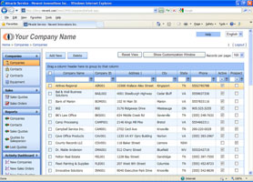 Field Service CRM Homepage